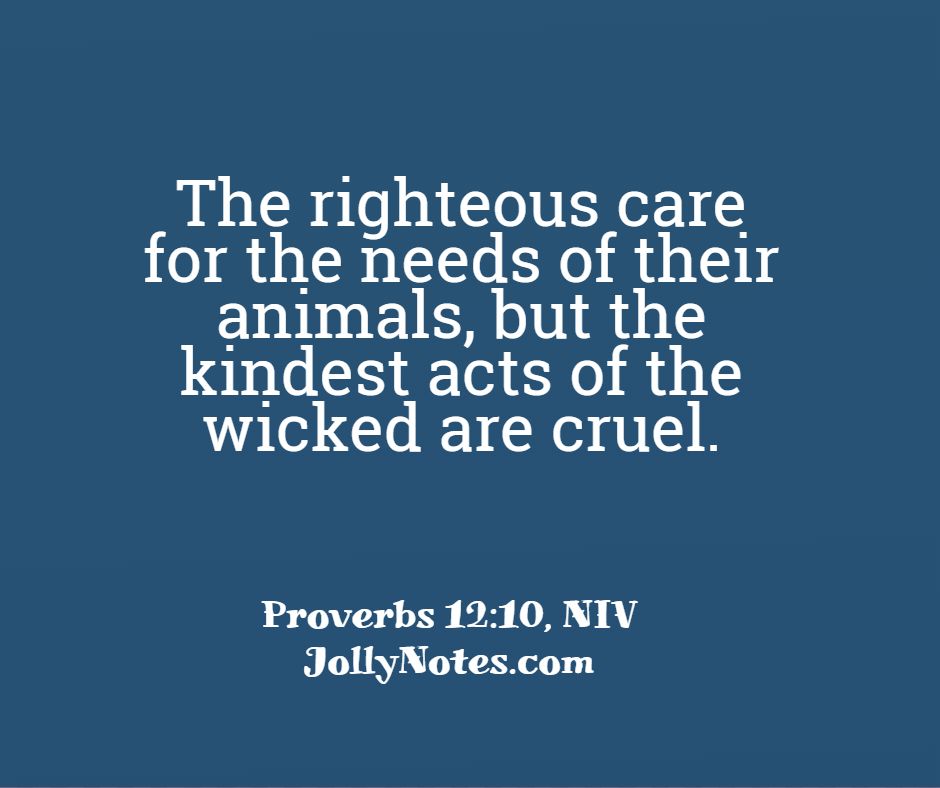 14 Thought Provoking Bible Verses About Caring For Animals, God Caring For  Animals. – Daily Bible Verse Blog